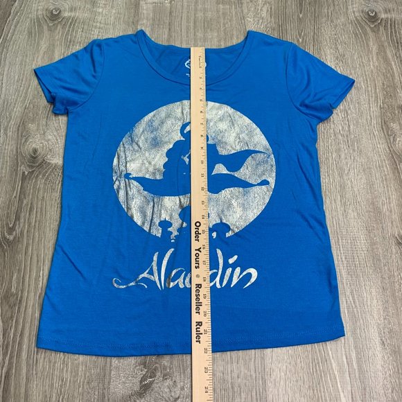 Disney Aladdin Girls/Womens Shirt Blue Size Small - Picture 7 of 8